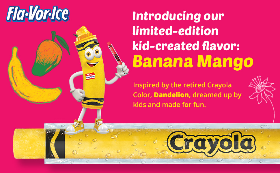 Fla-Vor-Ice and Crayola product campaign media